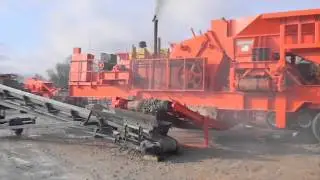 #J8174 Hazemag APSE 10x13 Portable Impact Crusher