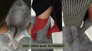 YEEZY DIY BOOTS EASY 5 MINS GLUE TECHNIQUE !!! #uselessdiy