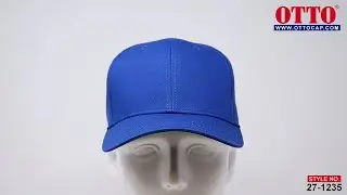 OTTO CAP - Style No. 27-1235 6 Panel Mid Profile Style Baseball Cap