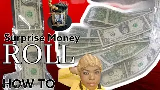 Surprise Money Rolls(How to wrap money into a cake)