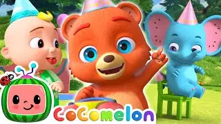 Animal Musical Chairs Birthday + More CoComelon JJ's Animal Time Kids Songs | Animal Songs for Kids