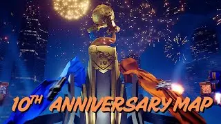 The 10 Years Anniversary Rocket League Map is Here(DFH Stadium 10th Anniversary)!!!