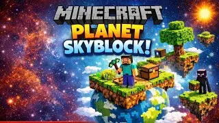 Minecraft Planet Skyblock 🌍 | LIVE Survival in Space 🚀 | Hindi Techno blood