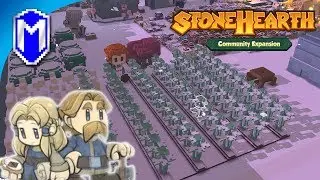 Farming Heirbloom For The Rabbit Clan - Let's Play Stonehearth ACE Mod Gameplay Ep 14