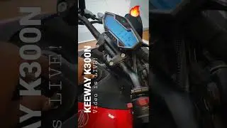 Keeway K300N with Exhaust Sound, On-Road Price & mileage! #shorts