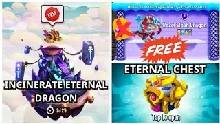 How To Get Razorslash Dragon | Incinerate Eternal in Wizard Hollow | Eternal Chest |Dragon City 2023