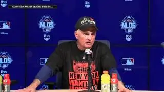 Terry Collins talks after NLDS Game 5