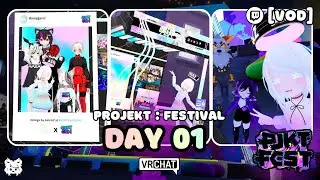 [VOD] VRChat: PJKT FEST 2024 | Day 1: Behold! I'm Exhibiting! (Watch Party + Booth Debut)