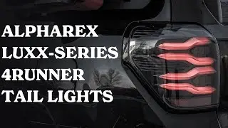 AlphaRex LUXX Series 4Runner Tail Lights Comparison