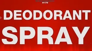SOUND EFFECT - Deo Spray - Soundeffekt barulho Deodorant sprayen d&eacute;odorant spr&uuml;hen