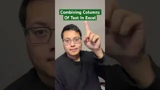 Вот как объединить несколько столбцов текста в #Excel! #Exceltips #Exceltricks #Excel365