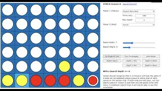 Connect 4 Bot using Minimax and Alpha-Beta Pruning