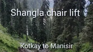 shangla chair lift | 2000 feet height | Shangla valley #tree