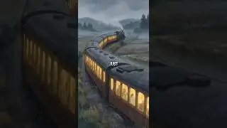 POV: You&rsquo;re Alone on a Rainy Train Ride 🚆🌧️| Ghibli ASMR #asmr #ghibli