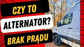 Budowa kampera 🛠 Volkswagen Crafter 4x4 🚐 Brak ładowania. Wymiana rolki napinacza paska alternatora