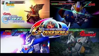 【GジェネOW】迫力の戦闘アニメ ノンストップメドレー 宇宙世紀編1(1st~CCA) SD GUNDAM G GENERATION OVERWORLD