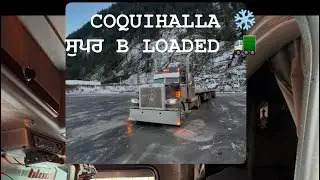 Driving a Peterbilt 389 ❄️🚛 | Loaded Super B Truck | Edmonton to BC