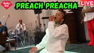Chrisean  PREACHING  & PERFORMING ‼️ Youth Night  at Church  with  Chrisean 