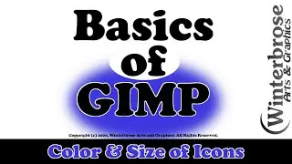 Basics of GIMP - Color and Size of Icons