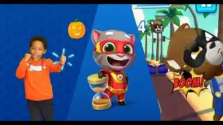 Talking Tom Hero Dash Walkthrough Gameplay Part 1 - Super Tom (iOS, Android)