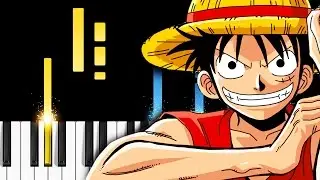 We Are! - One Piece OP1 - Piano Tutorial - How to play We Are! - ワンピース