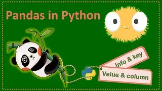 Pandas library session5 - Values, Columns, Info and Keys