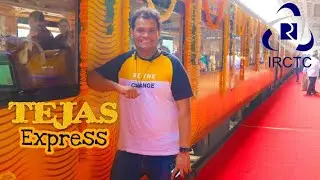 INDIA'S 2nd PRIVATE TRAIN  AHMEDABAD TO MUMBAI TEJAS EXPRESS ||Full Journey|| Inaugural Special
