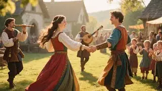 VILLAGE FAIR: AI Short Historical Film | Fair Day in a Medieval Village | Medieval Music