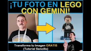 &iexcl;Tu FOTO en LEGO con IA! 🧱 Transforma tu Imagen GRATIS (Tutorial Sencillo)