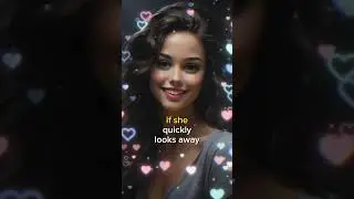 Those subtle glances and smiles... She likes you, right? #SheLikesYou #SignsOfAttraction #LoveSignal