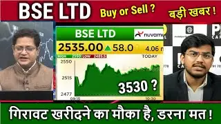 BSE share latest news,hold or sell?Future Analysis,CDSL,BSE LTD share news,Target Tomarow,NSE IPO