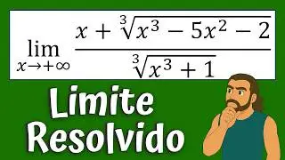 Como resolver Limite no Infinito de funções com Raiz Cúbica