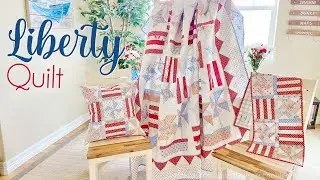 🇺🇸 Liberty Quilt Pattern (Plus PILLOW & RUNNER Bonuses!)
