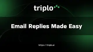 Mastering Email Replies with Triplo AI! 📧💡