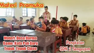 Dasa Darma - Game Kata Pak Guru - Game Tepuk - Tepuk Cipao