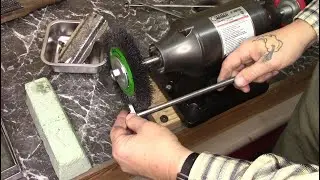 Wire Wheels on the Bench Motor!