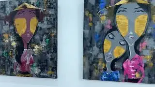 #7 Art Unbound Art Exhibition #myanmar art#exhibition #comtemporaryart ❤️💕❤️🎨