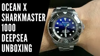 OceanX Sharkmaster 1000 SMS1012 | James Cameron Deepsea Rolex Homage | Unboxing