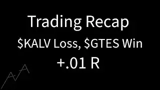 Swing Trading Recap - $KALV loss, $GTES win, $AMD holding