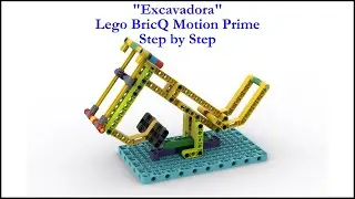 Lego BricQ Motion Prime | Excavadora | Excavator | Step by Step ⚙️
