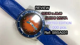 REVIEW SEIKO x JOJO GUIDO MISTA LIMITED EDITION SBSA031