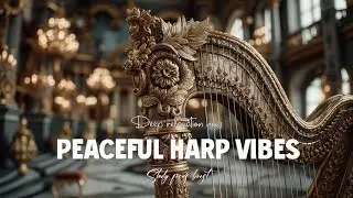 Harp Instrumental - Relaxing Healing Music for Stress Relief & Deep Sleep