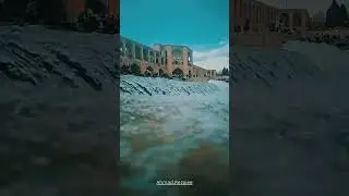 The Khaju Bridge is one of the historical bridges on the Zayanderud , in Isfahan, Iran.