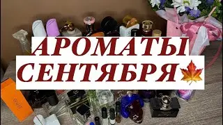 🍁АРОМАТЫ СЕНТЯБРЯ 2024🍂// ЧЕМ ПОЛЬЗОВАЛАСЬ?