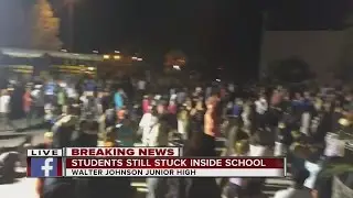 UPDATE: Students still stuck at Johnson Junior High after mercury incident