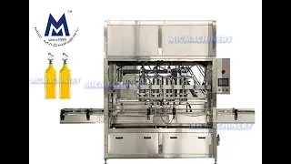 Cooking Oil Filling Machine: how to fill cooking oil into bottles automatically ( 1800 bottles/h)