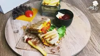 سندويتش بانيني panini 😍 وصفة خبز البانيني🥖 مع وصفة صلصة الجبن الرائعة بنة هبال💯✅