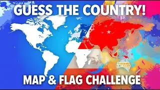 Guess the Country by Map and Flag Challenge | Test Your Geography Skills!