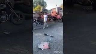 Accident at Maxfield Avenue today.