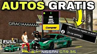 REGAL&Eacute; ESTE NISSAN GTR 35 FULL🥶 CON DISE&Ntilde;O A UN SUSCRIPTOR EN Car Parking Multiplayer | FREE CARS